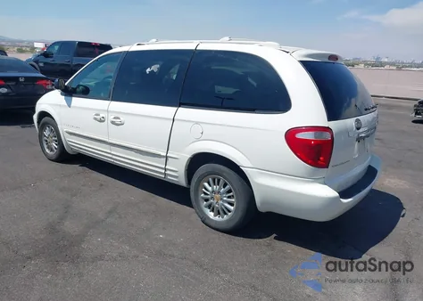 2001 Chrysler Town & Country Limited из США, поврежденный, VIN 2C8GP64L31R208574